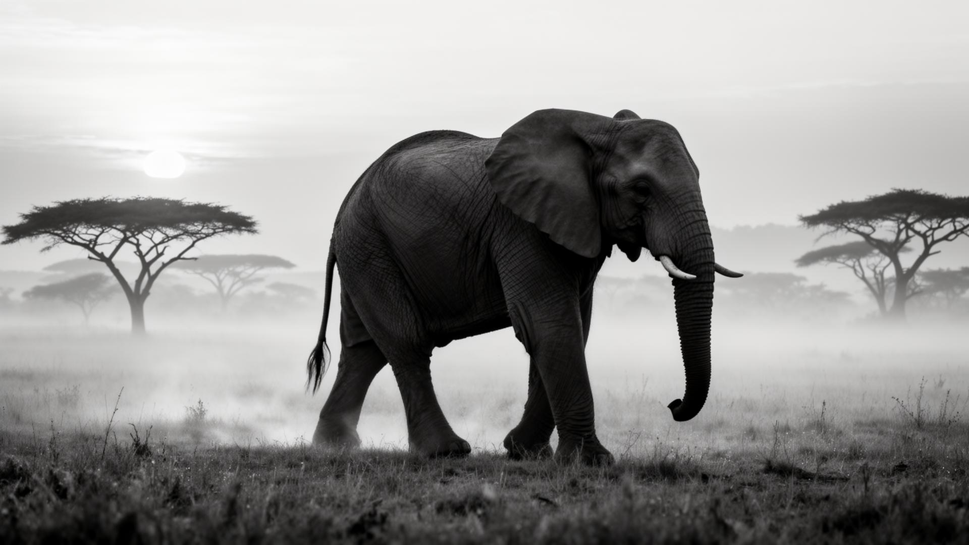 A morning with the elephants of Laikipia